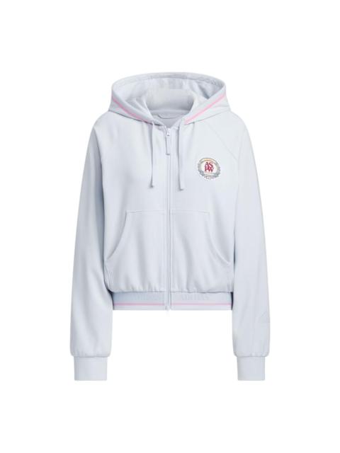 adidas (WMNS) adidas Verbiage Hooded Jacket 'Grey' JE3605
