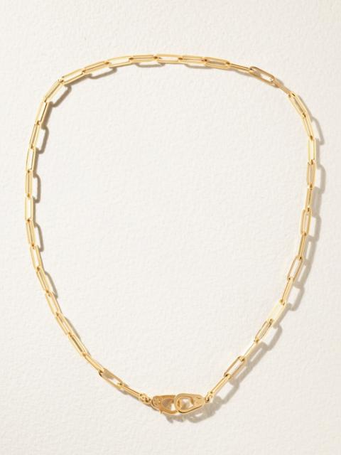 FOUNDRAE Sister Hook 18-karat Gold Necklace