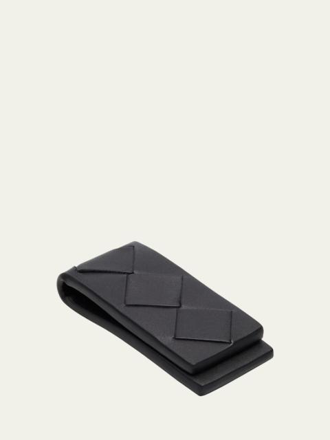 Bottega Veneta Men's Intrecciato Leather Money Clip