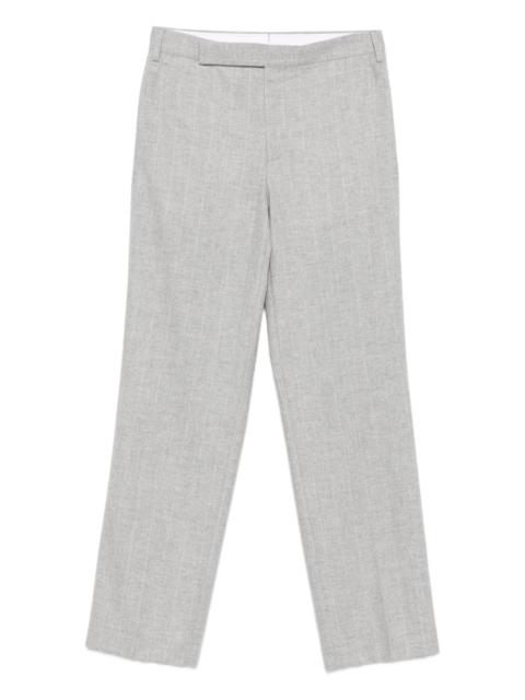 LARDINI striped-pattern trousers