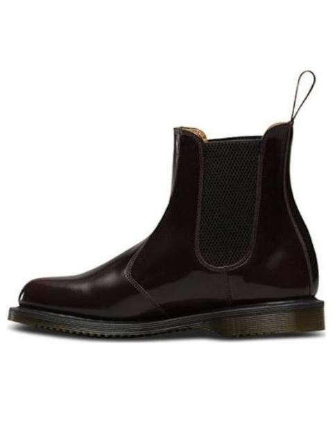 Dr. Martens (WMNS) Dr.Martens Flora Smooth Leather Chelsea Boots 'Cherry Red' 14650601