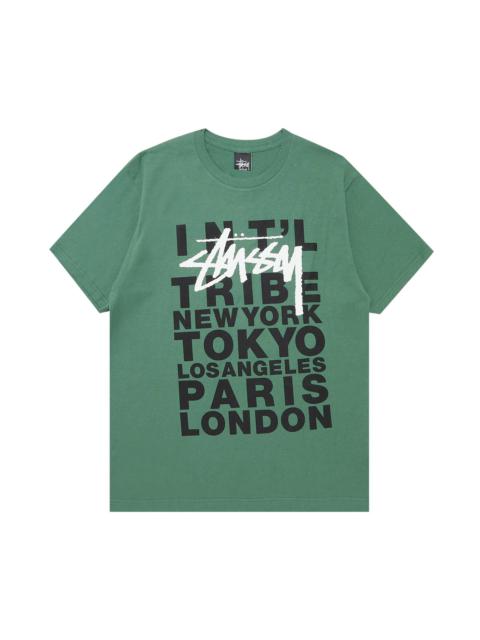 Stussy City Block Tee 'Dark Green'