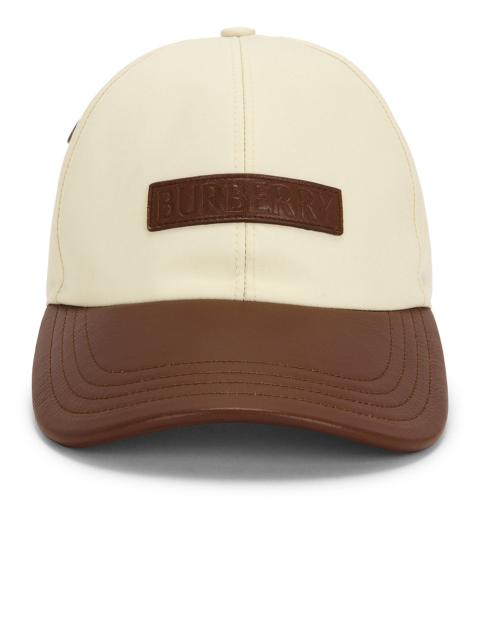 Burberry Mixed Material Cap
