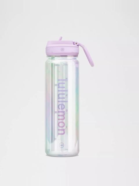lululemon Back to Life Clear Bottle 24oz *Straw Lid