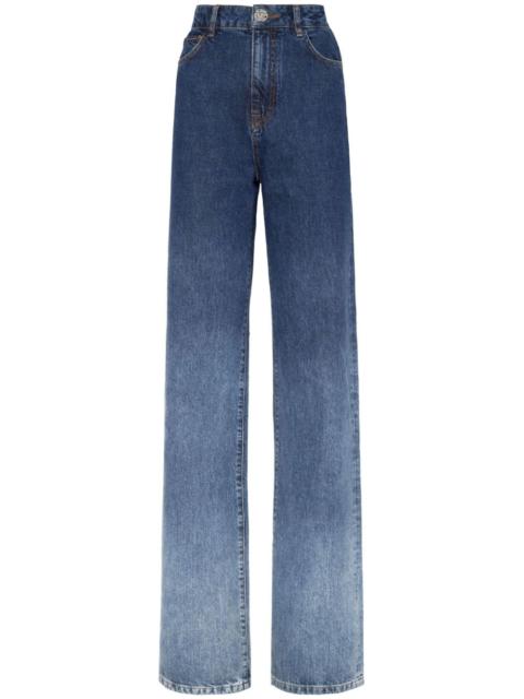 PHILIPP PLEIN gradient-effect high-rise jeans