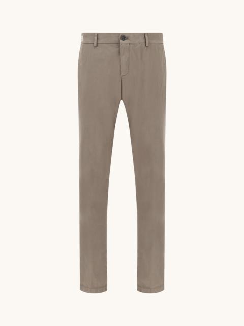 Paul & Shark SILK AND STRETCH COTTON CHINO PANTS