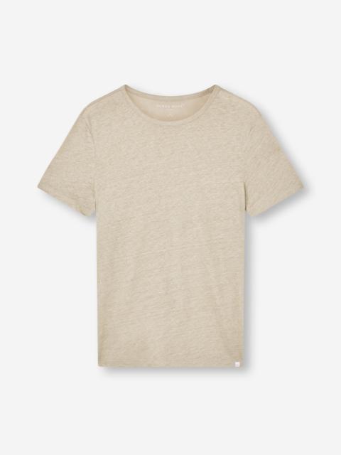 Derek Rose Men's T-Shirt Jordan Linen Beige