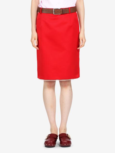 N°21 BELTED MIDI SKIRT