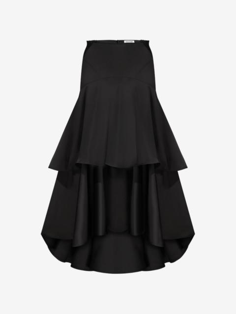 ANNA OCTOBER Haniya tiered maxi skirt