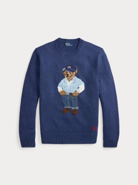 Polo Ralph Lauren Polo Bear Linen-Cotton Sweater