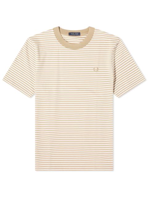 Fred Perry Fred Perry Fine Stripe Heavyweight T-Shirt