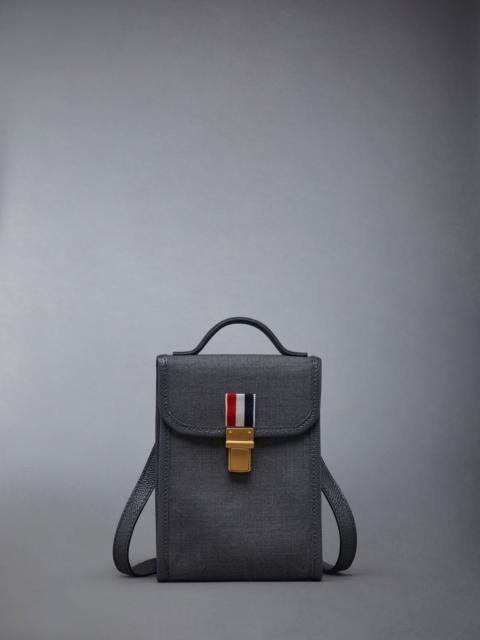 Thom Browne Super 120's Twill Crossbody Phone Holder