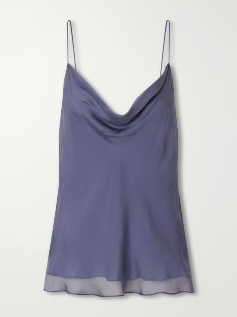 KALLMEYER Zia Draped Silk Camisole