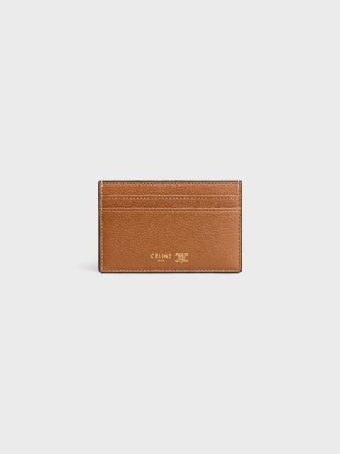 CELINE MEDIUM CARD HOLDER IN GRAINED SUPPLE CALFSKIN