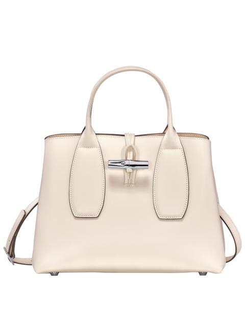 Le Roseau M Handbag Ecru - Leather