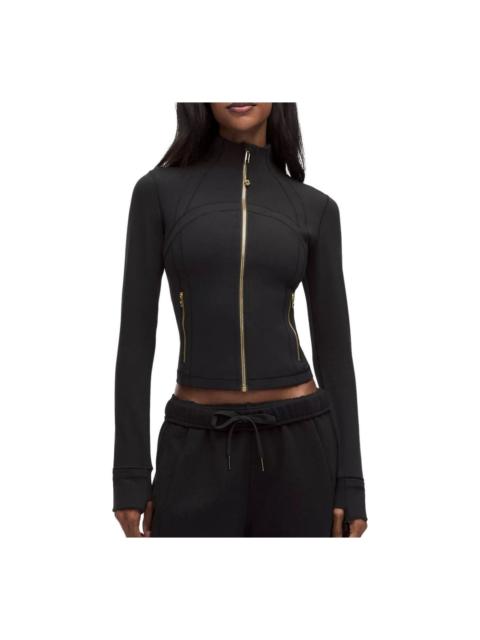 lululemon (WMNS) LULULEMON Define Cropped Jacket Nulu 'Black Gold' LW4CD5S-1069352267