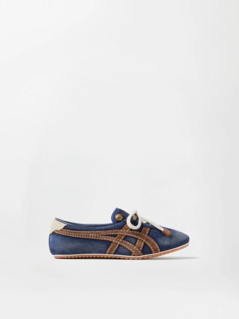 VERSACE TAI-CHI Sakura Suede Sneakers