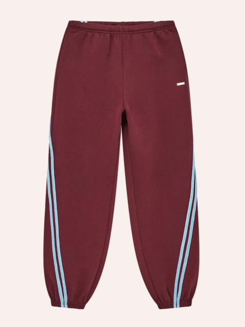 P.E NATION BEACON TRACKPANT IN BURGUNDY
