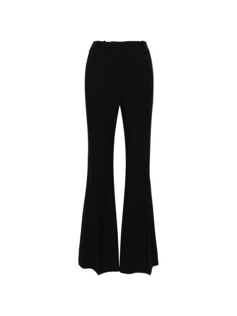 tailored flared trousers