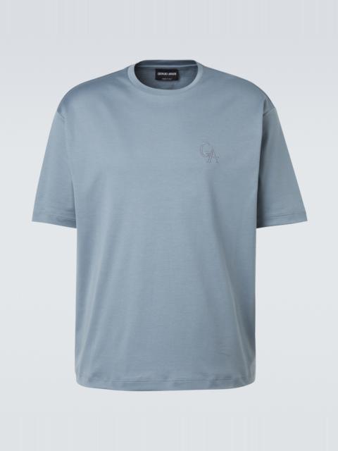 GIORGIO ARMANI Cotton jersey T-shirt