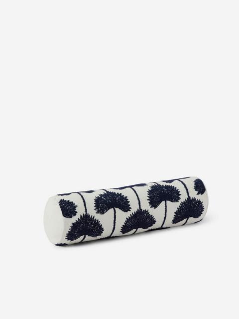 FREE PEOPLE Sunday Citizen Palm Leaf Embroidered Bolster Pillow