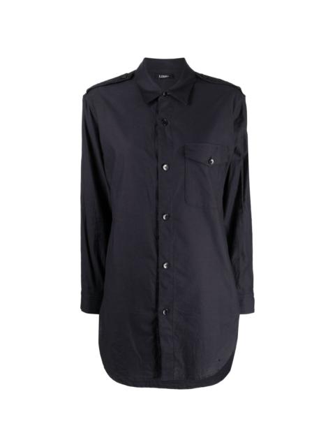 Yohji Yamamoto long-sleeve cotton shirt