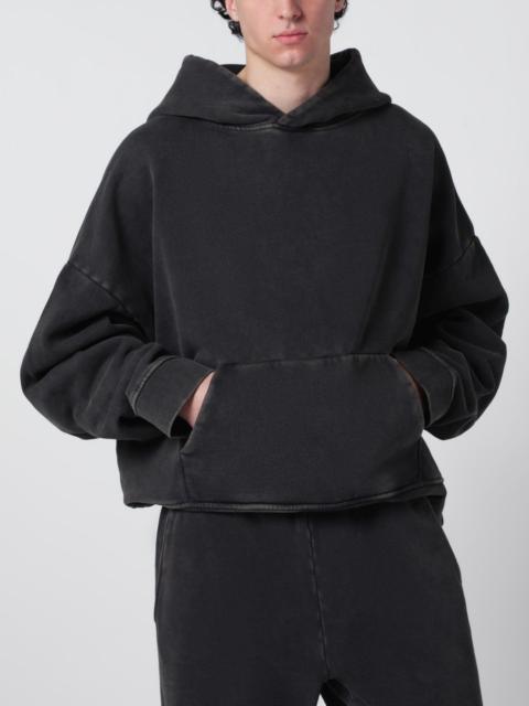 entire studios Washed black cotton sweatshirt