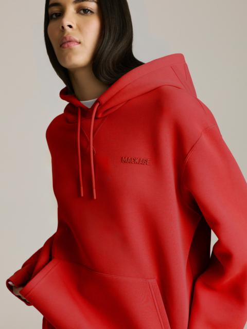 MACKAGE ZOSIA Double-Face Jersey Logo Hoodie