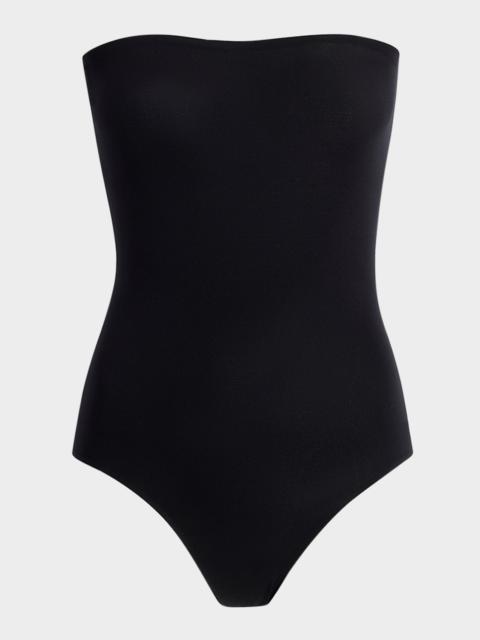 commando Ballet Strapless Microfiber Thong Bodysuit