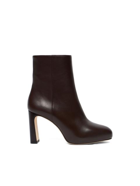 Stuart Weitzman 100mmBabette platform zip boots