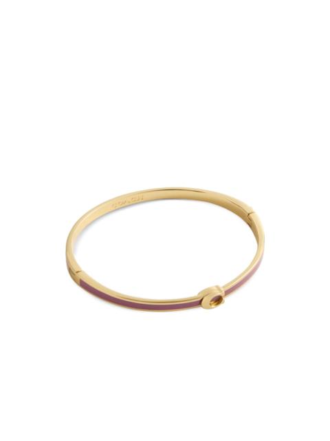 COACH logo-detail bangle bracelet