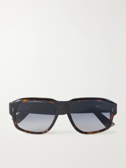 Dior DiorTailoring N1I Havana Geometric Acetate Sunglasses