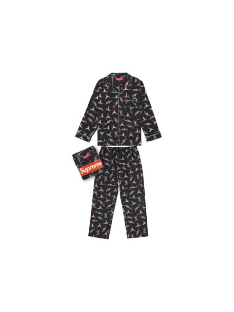 Supreme Supreme Hanes Holiday Pajama Set Black