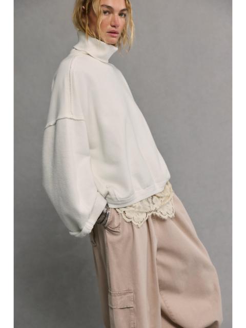 FREE PEOPLE We The Free Mod In This Funnel-Neck Pullover
