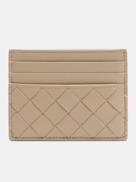 Bottega Veneta Intrecciato leather card holder