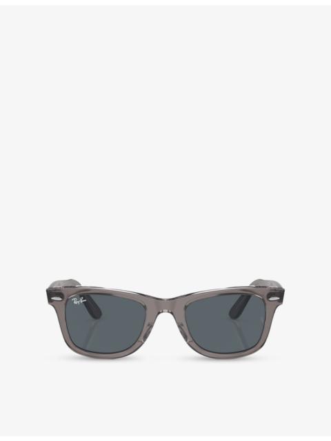 Ray-Ban RB2140 Wayfarer Rectangle-Frame Acetate Sunglasses