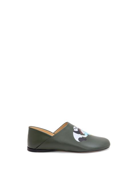 Loewe Toy slipper in printed lambskin