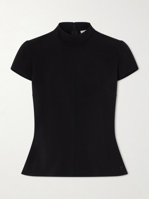 courrèges Crepe Mockneck Top