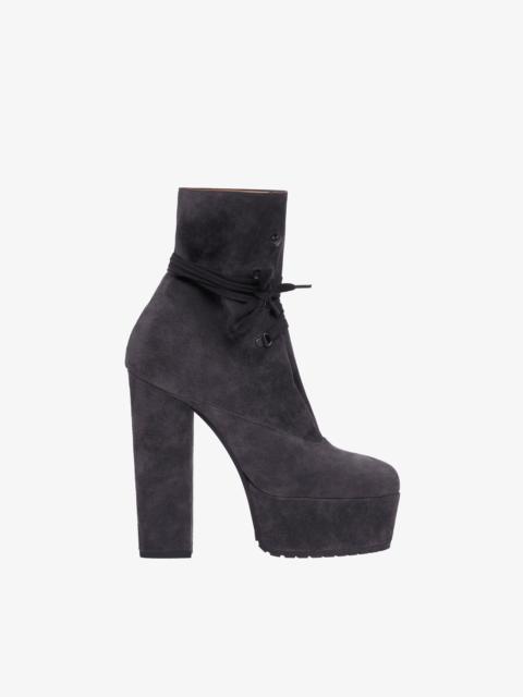 Alaïa TREKKING ANKLE BOOTS IN SUEDE CALFSKIN