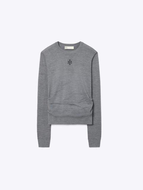 TORY BURCH T Logo Wool Sweater