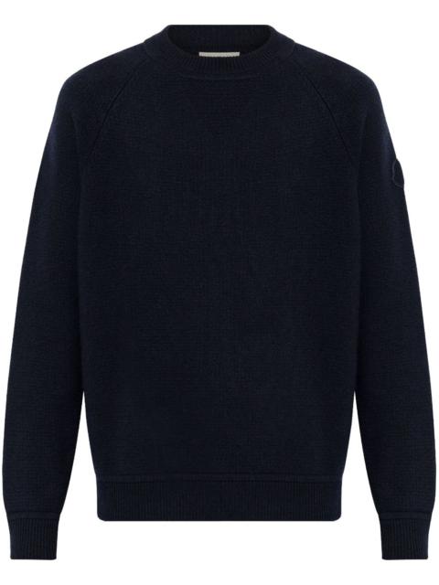 Moncler logo-patch jumper