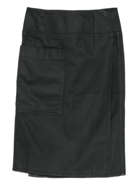 Lemaire pocket midi straight skirt