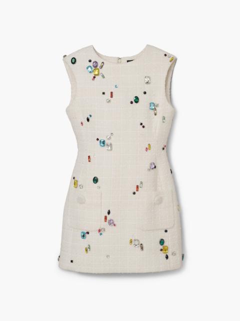 Marc Jacobs SCULPTURAL GEM TWEED DRESS