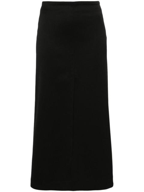 MM6 Maison Margiela high-waist twill midi skirt