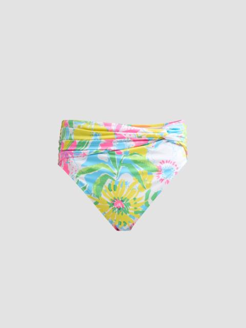 Lilly Pulitzer Women's Yarrow High-Waisted Bikini Bottom - Multi Lovely Lilly