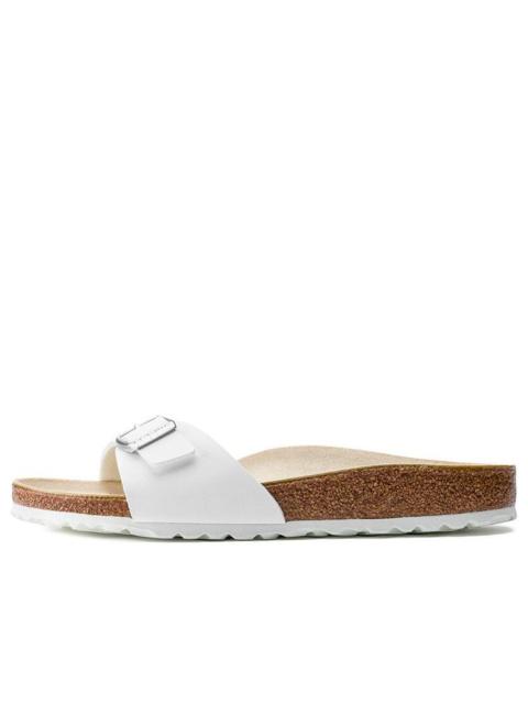 BIRKENSTOCK Birkenstock Madrid Birko-Flor Narrow Fit Sandals 'White' 40733