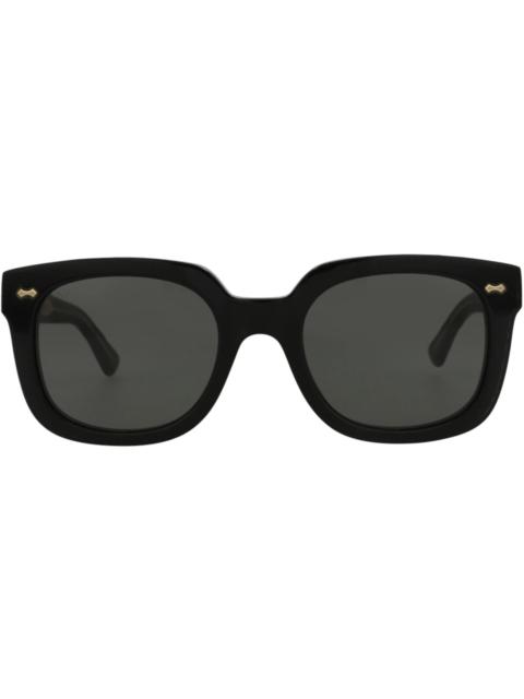 GUCCI Gucci Square-Frame Acetate Sunglasses Black Black Grey (GG0912S-30010538-001)