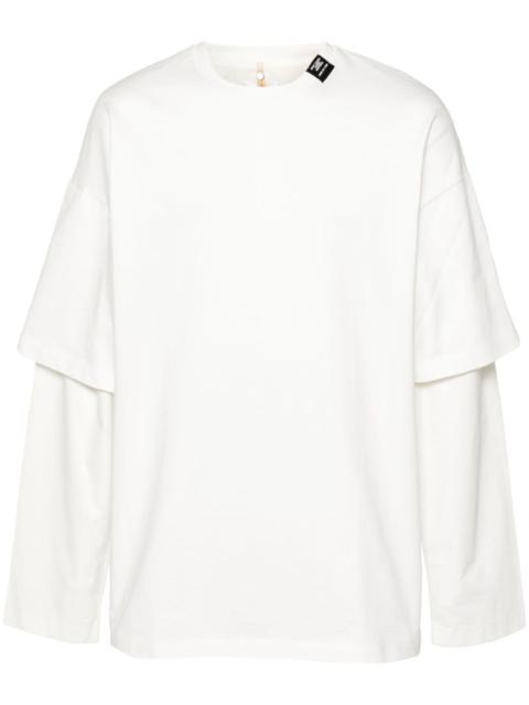 OAMC layered organic cotton T-shirt