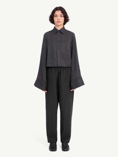 MM6 Maison Margiela Viscose blend jacquard shirt