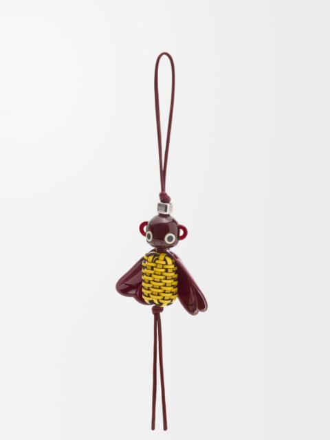Loewe Blombée charm in calfskin and acetate